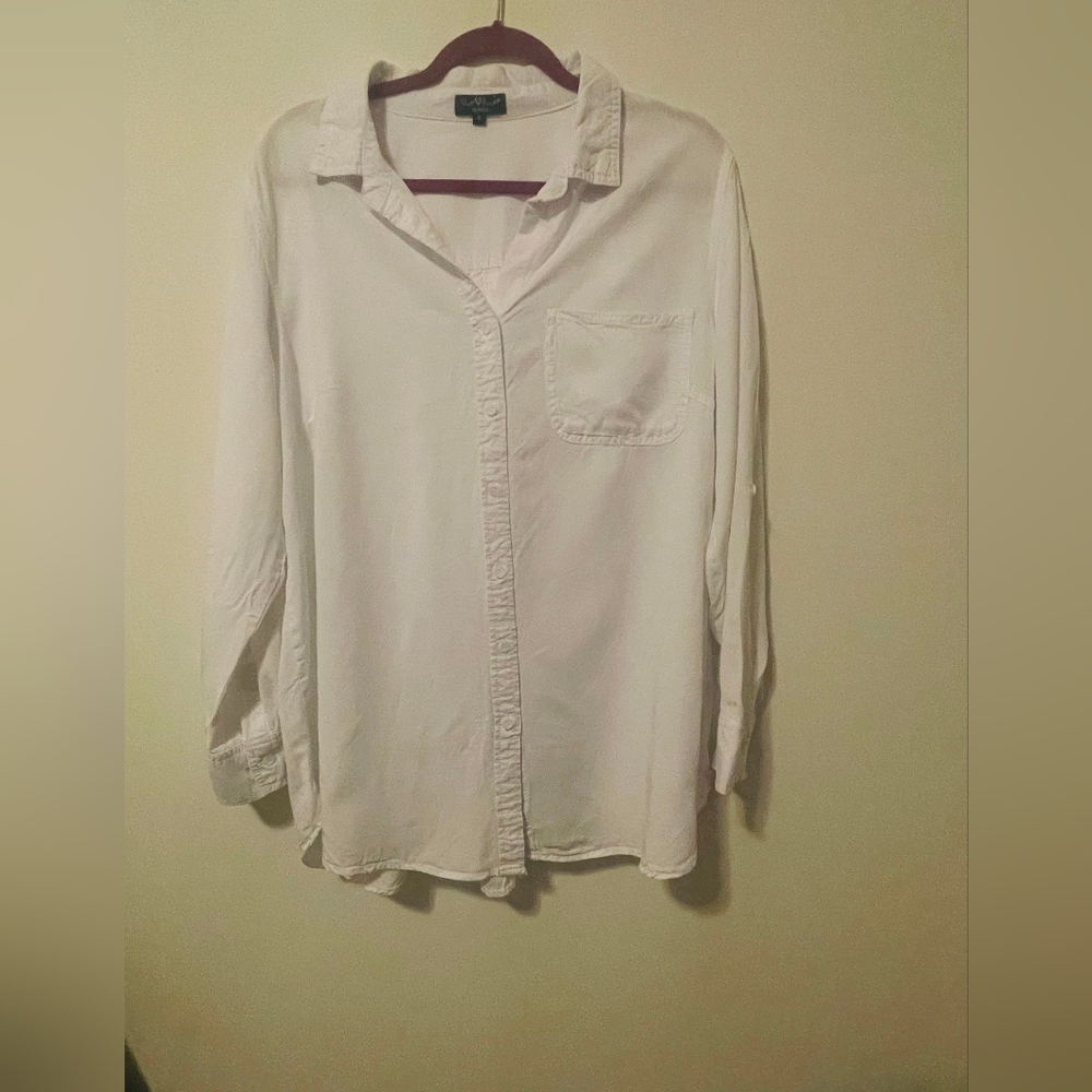 White Button-Up Shirt